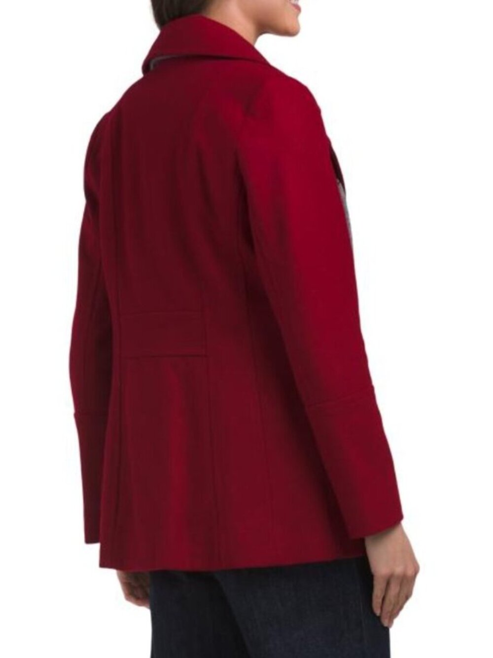 LONDON FOG Wool Blend Double Breasted Peacoat - Picture 2 of 5